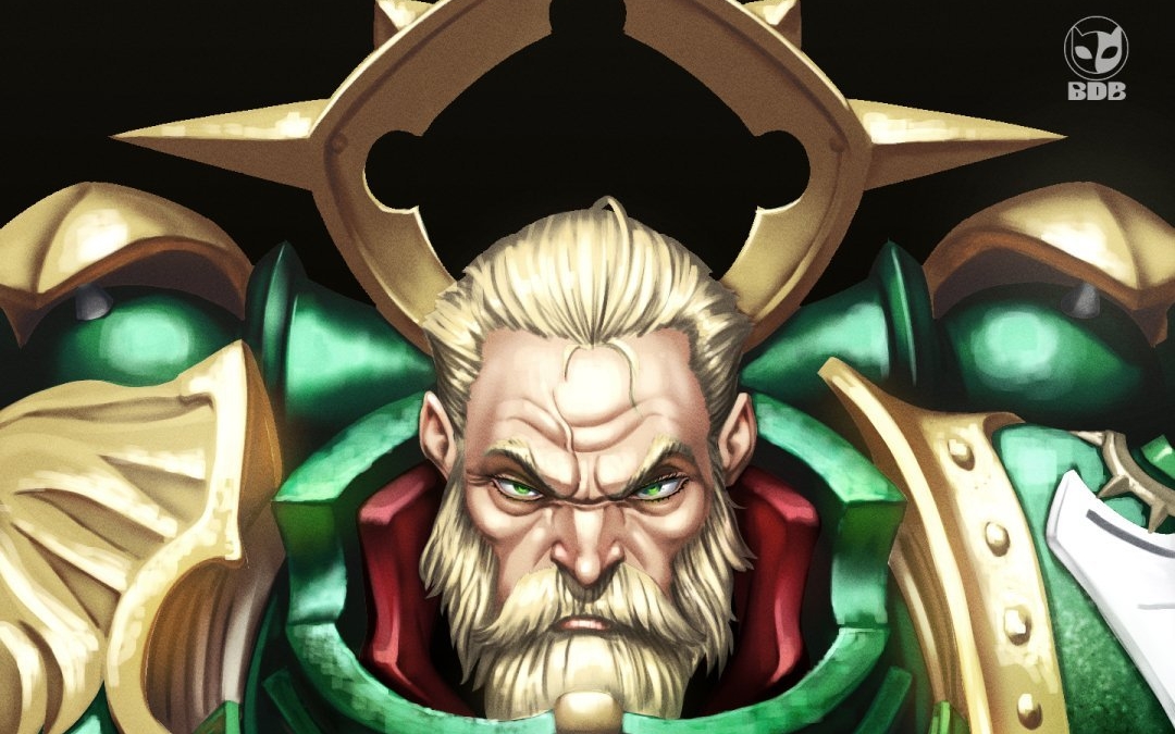 战锤40k 莱昂.庄森艺术图