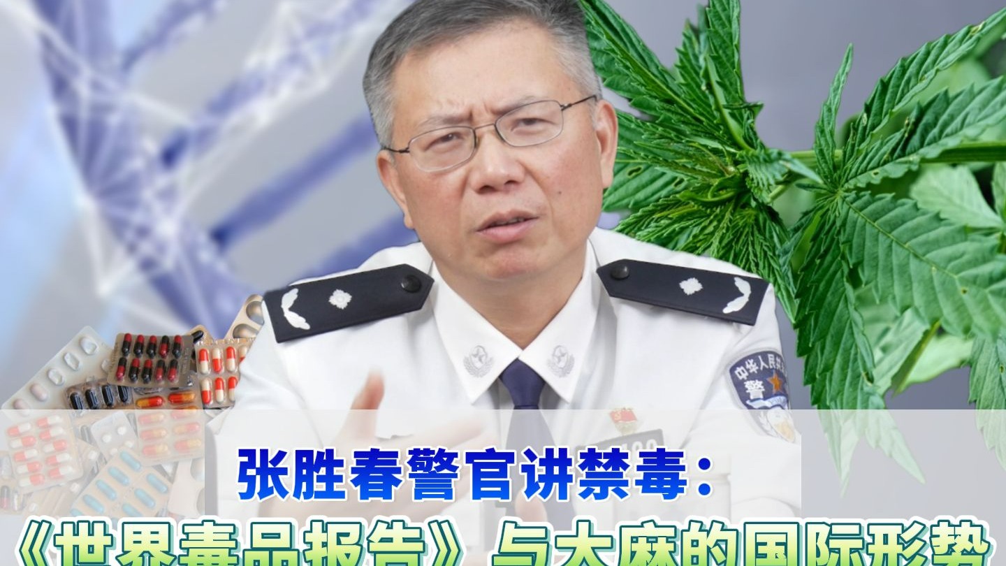 张胜春警官讲禁毒：《世界毒品报告》与大麻的国际形势。