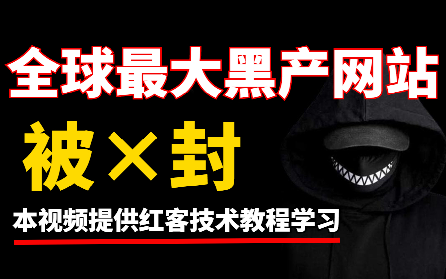 【网络安全技术】全 球 最 大 黑 产 网 站 被 封,一招DDos渗透黑产大军送进国际单间吃牢饭哔哩哔哩bilibili