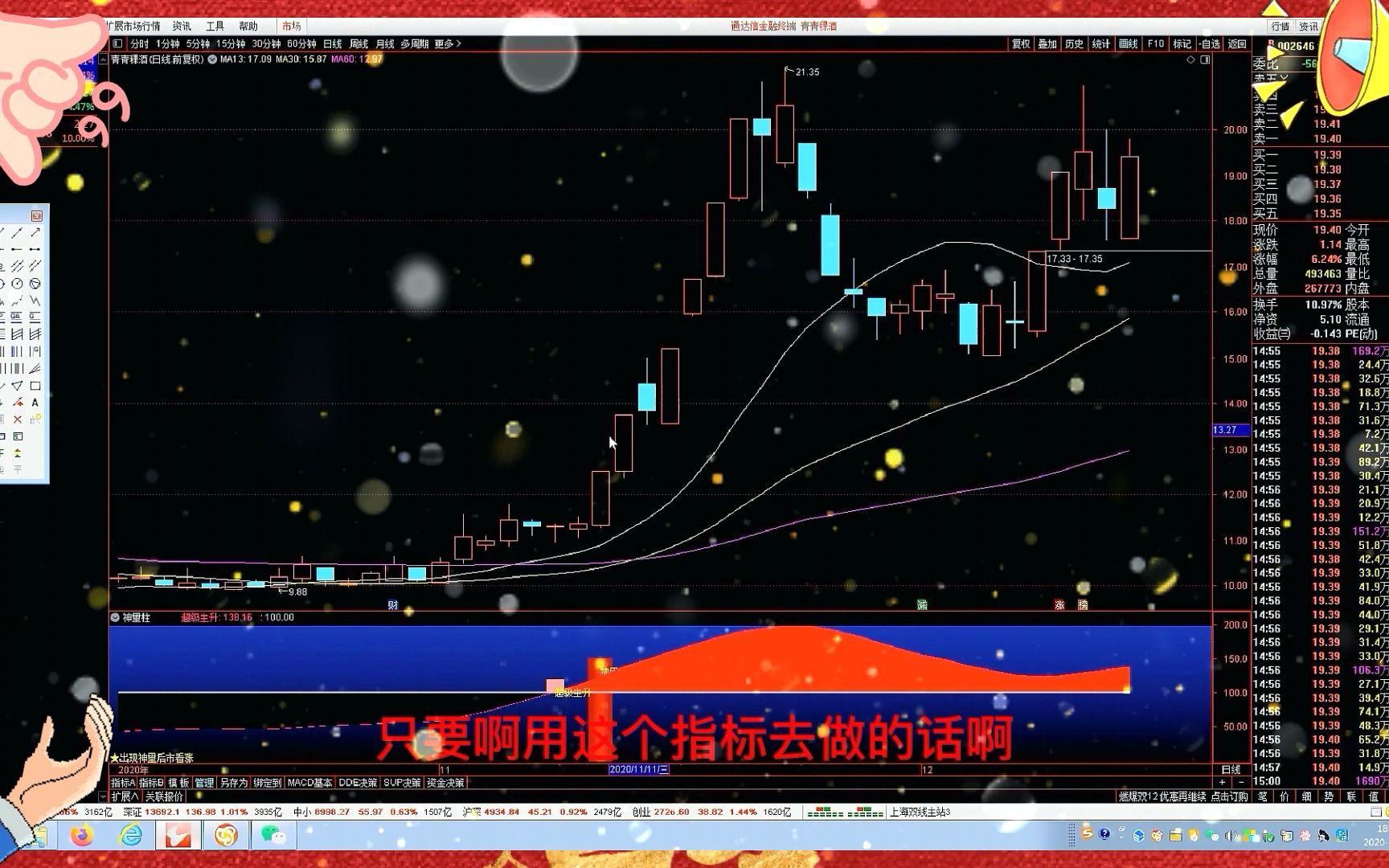 通达信散户必备指标公式“神量柱”——精准锁定主力进场,成功率惊人的高!哔哩哔哩bilibili