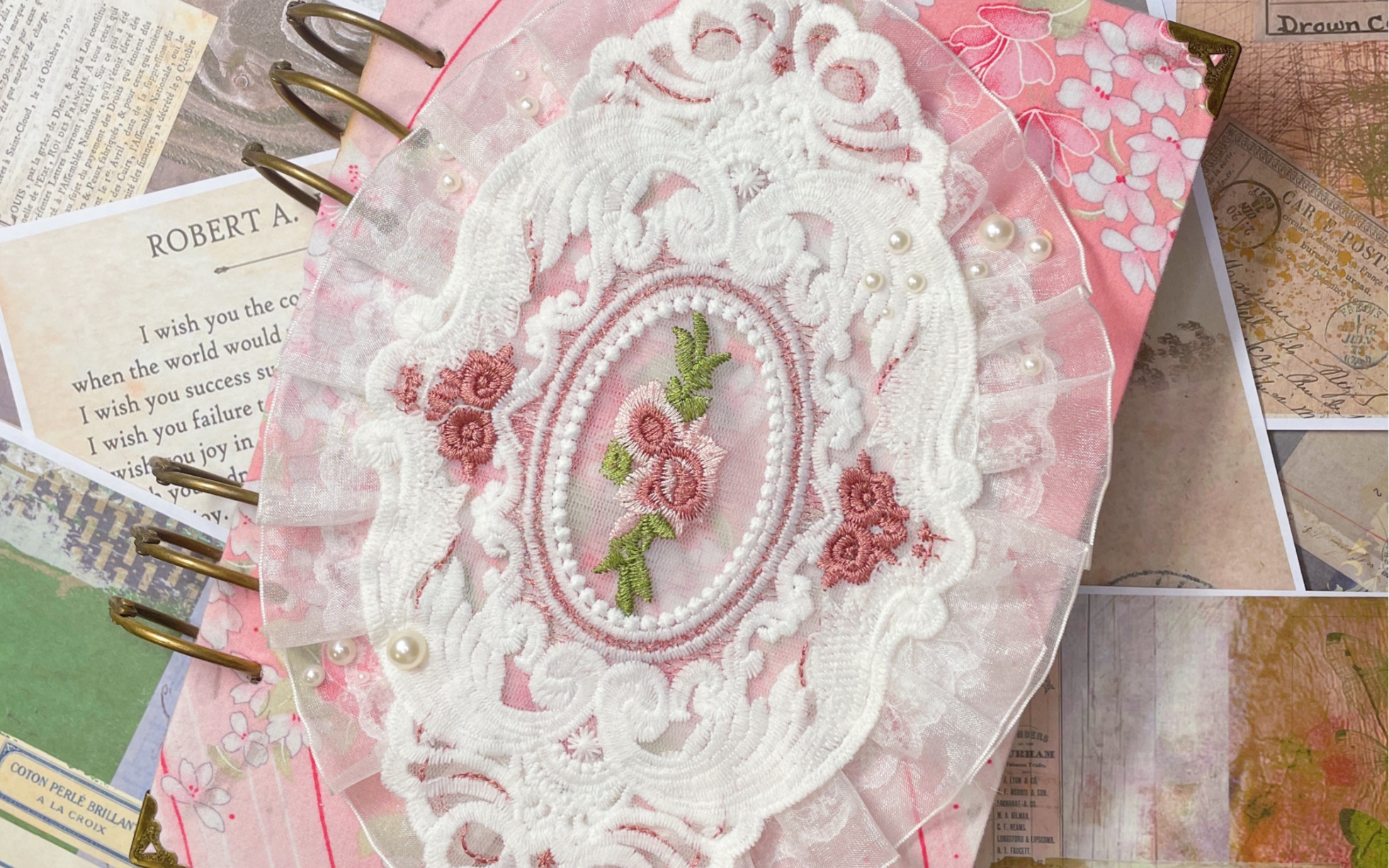 自制欧式复古手帐本