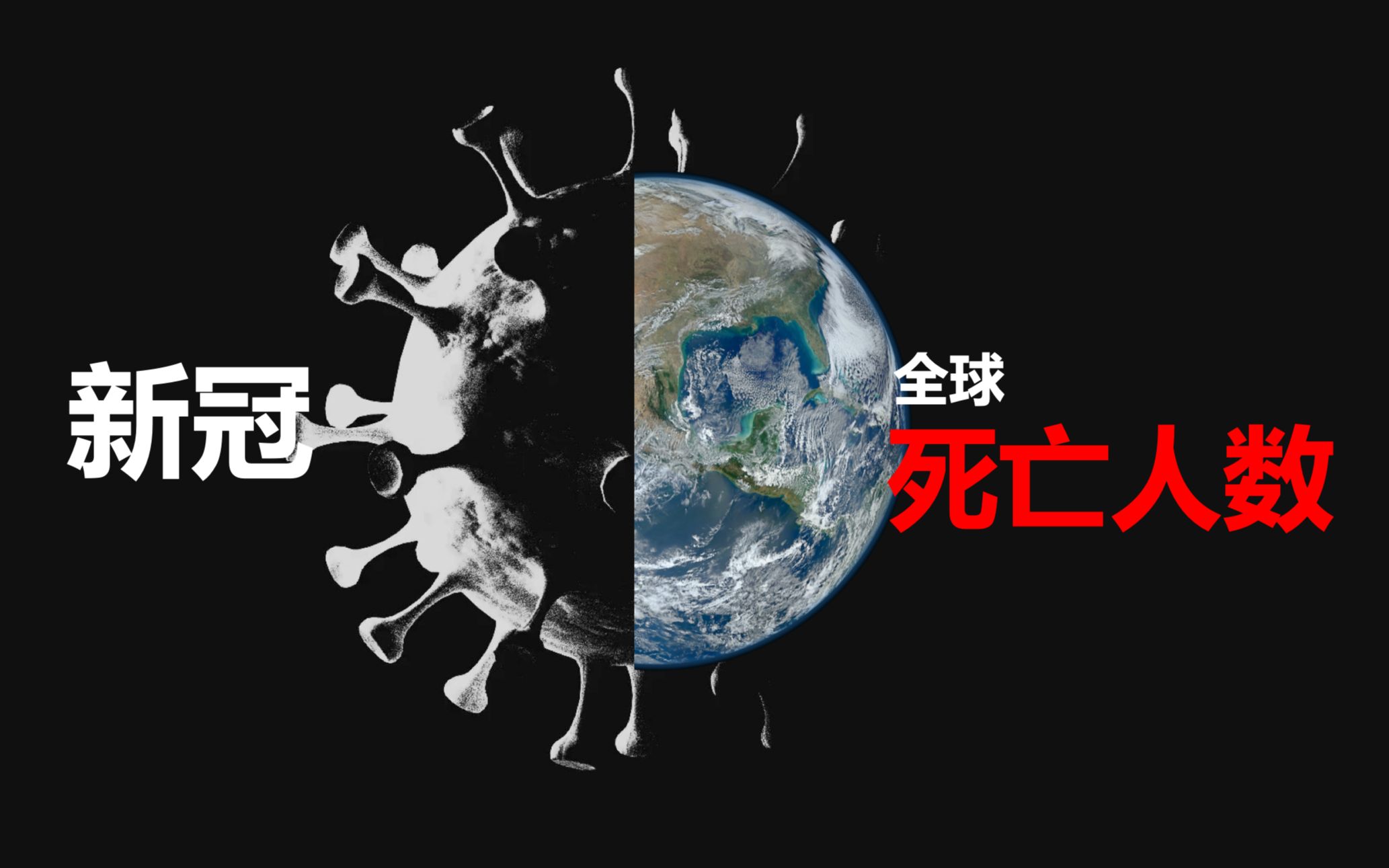 各国新冠死亡人数 |1分钟以后病毒开挂全球夺命