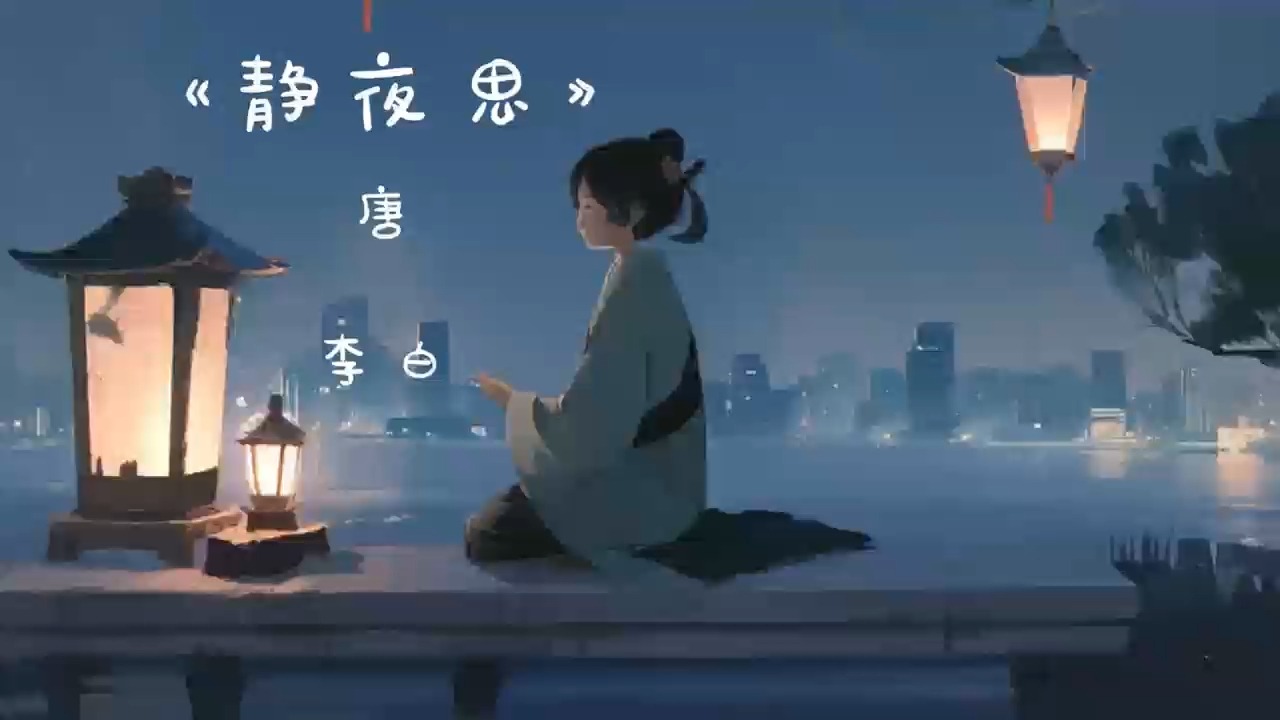 月夜思乡图片图片