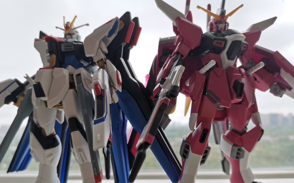 【基.阿斯兰の最终机体体验】 hgce高达seed无限正义素组欣赏