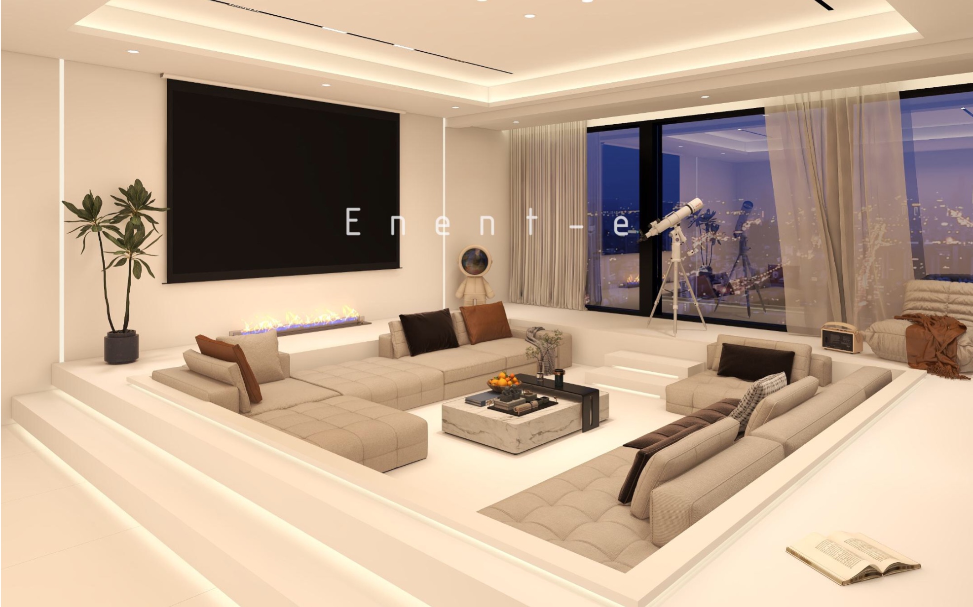 下沉式客厅|邻居说:这个"坑"我也要入!