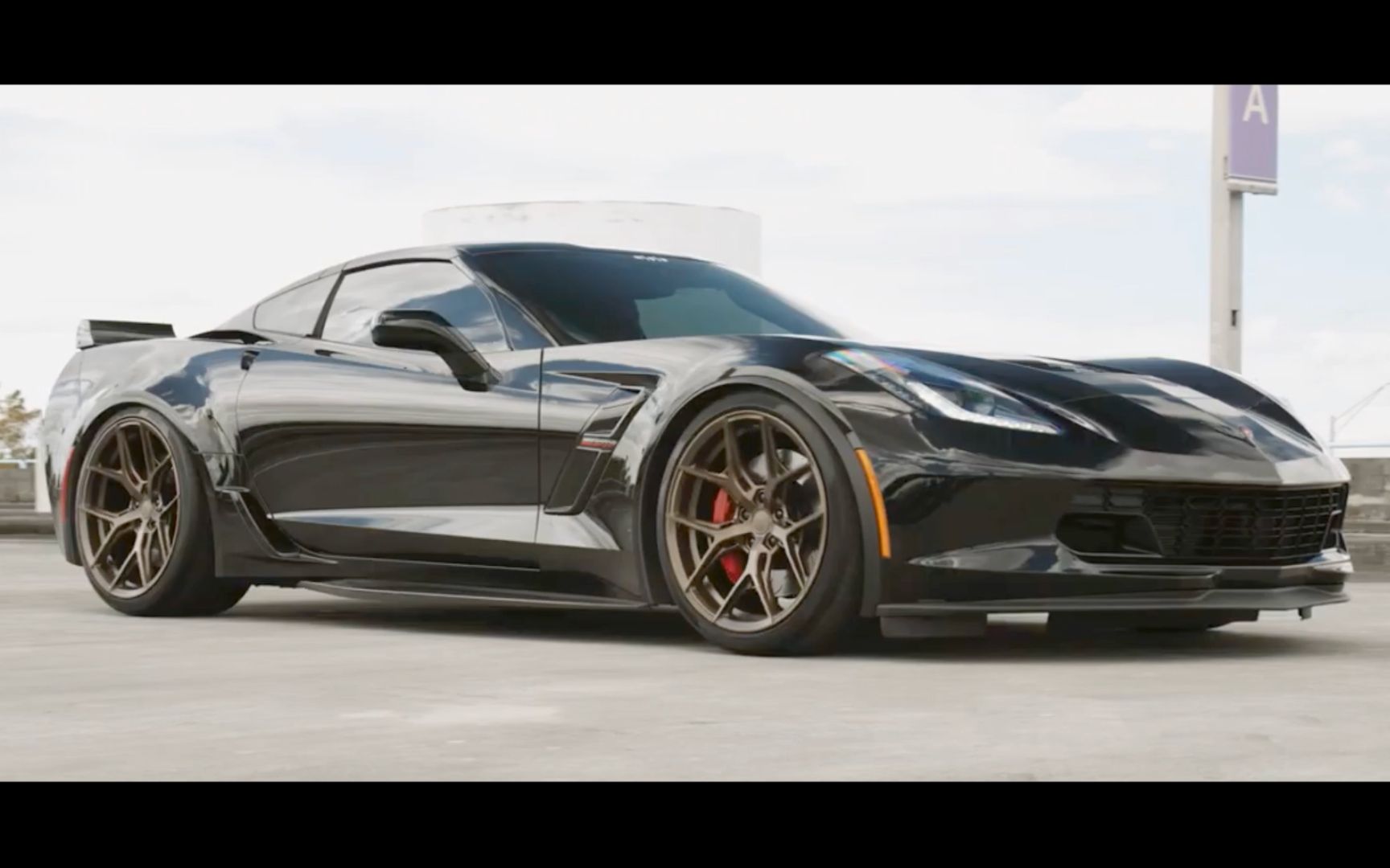 【科尔维特c7】"大力水手"corvette c7 改装 forged hf-5 wheels