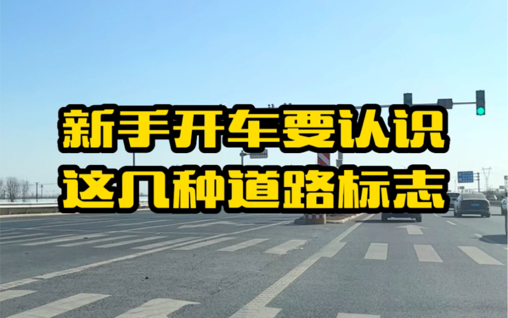 现在路况越来越复杂,开车上路这几组交通标志要认识,不然当心分不够扣新手要注意哔哩哔哩bilibili