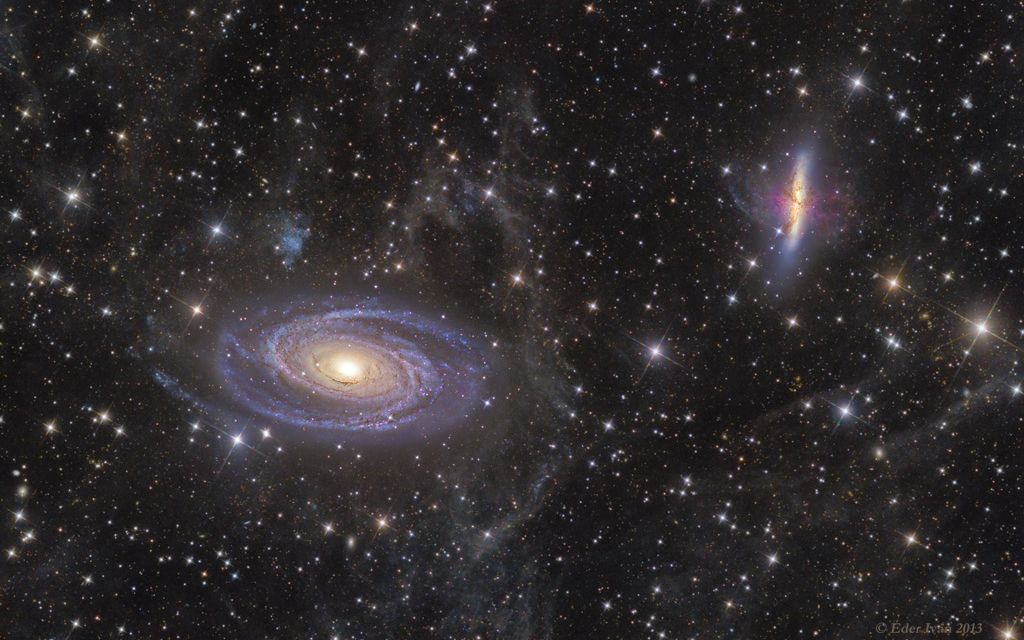 [图]宇宙星暴之地！1200万光年外，M81与M82之间的战争才刚刚开始