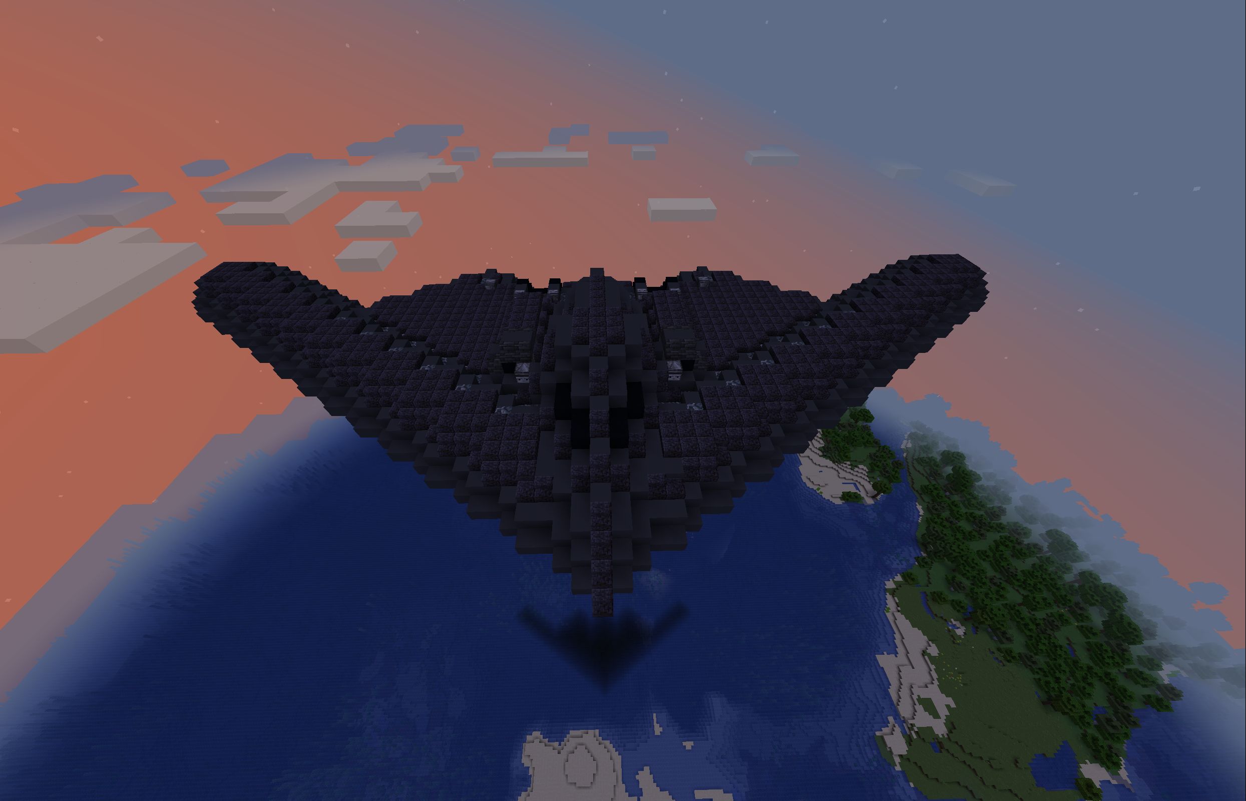 [minecraft] 红石动力 可控投弹 b2幽灵轰炸机--senna_--senna_-哔哩