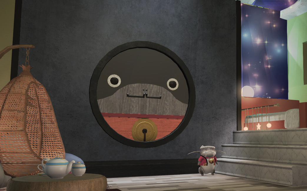 【ff14装修】鲶鱼墙下鲶鱼精,装修存档