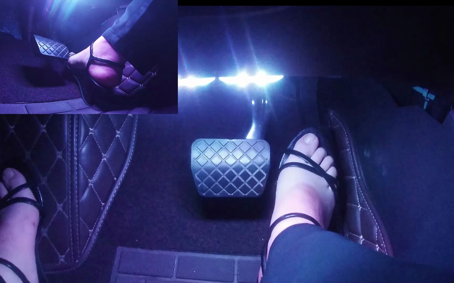 wedge sandals pedal pumping