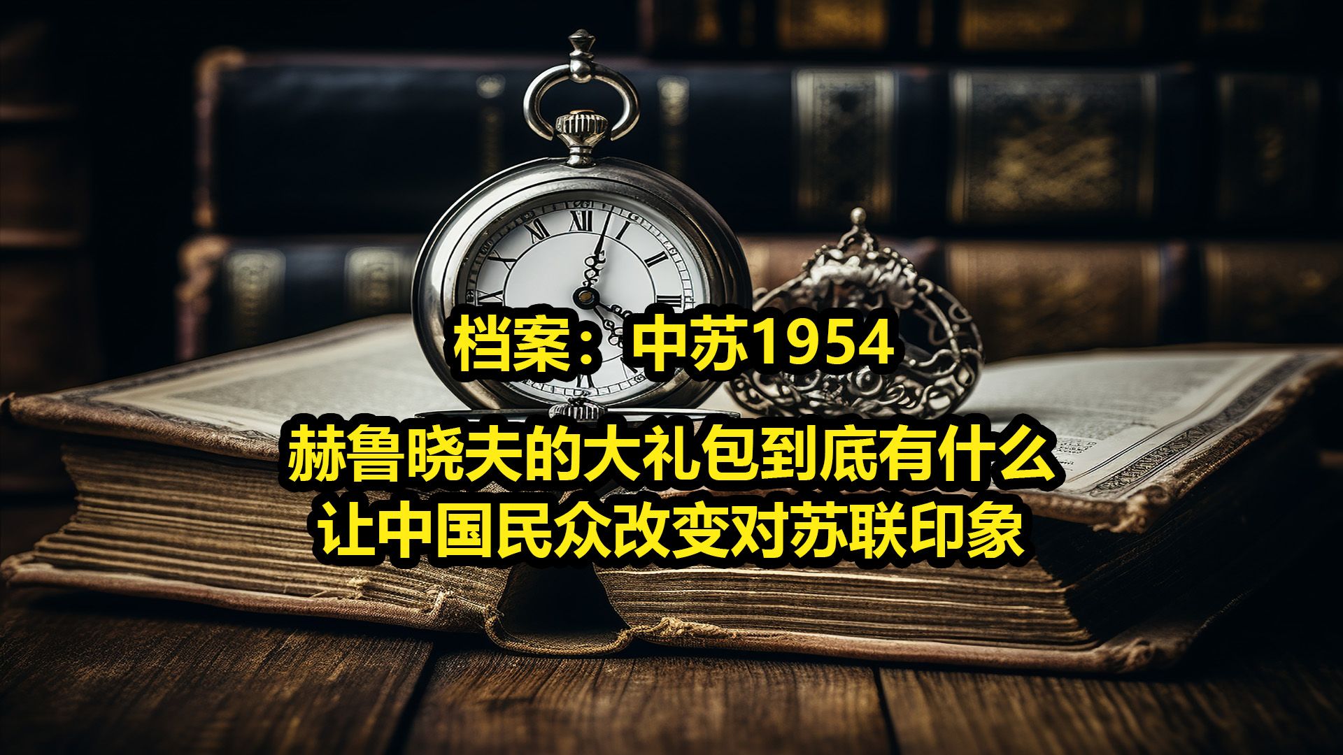 [图]档案：以文献看新中国5周年大庆之际，赫鲁晓夫的超级大礼包里到底装了什么