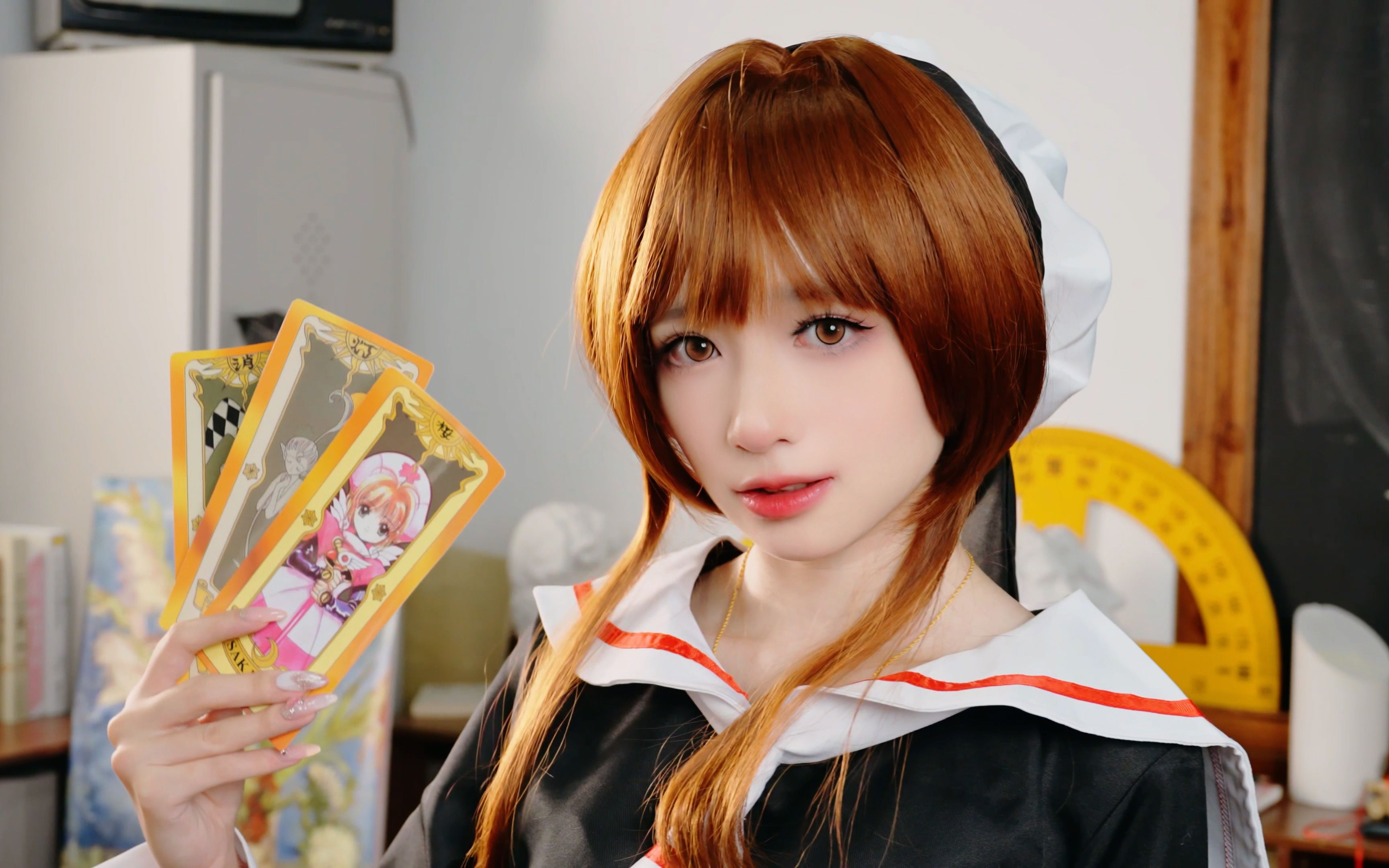 【约拍】《魔法少女樱》cos,初代萌王木之本樱的魅力