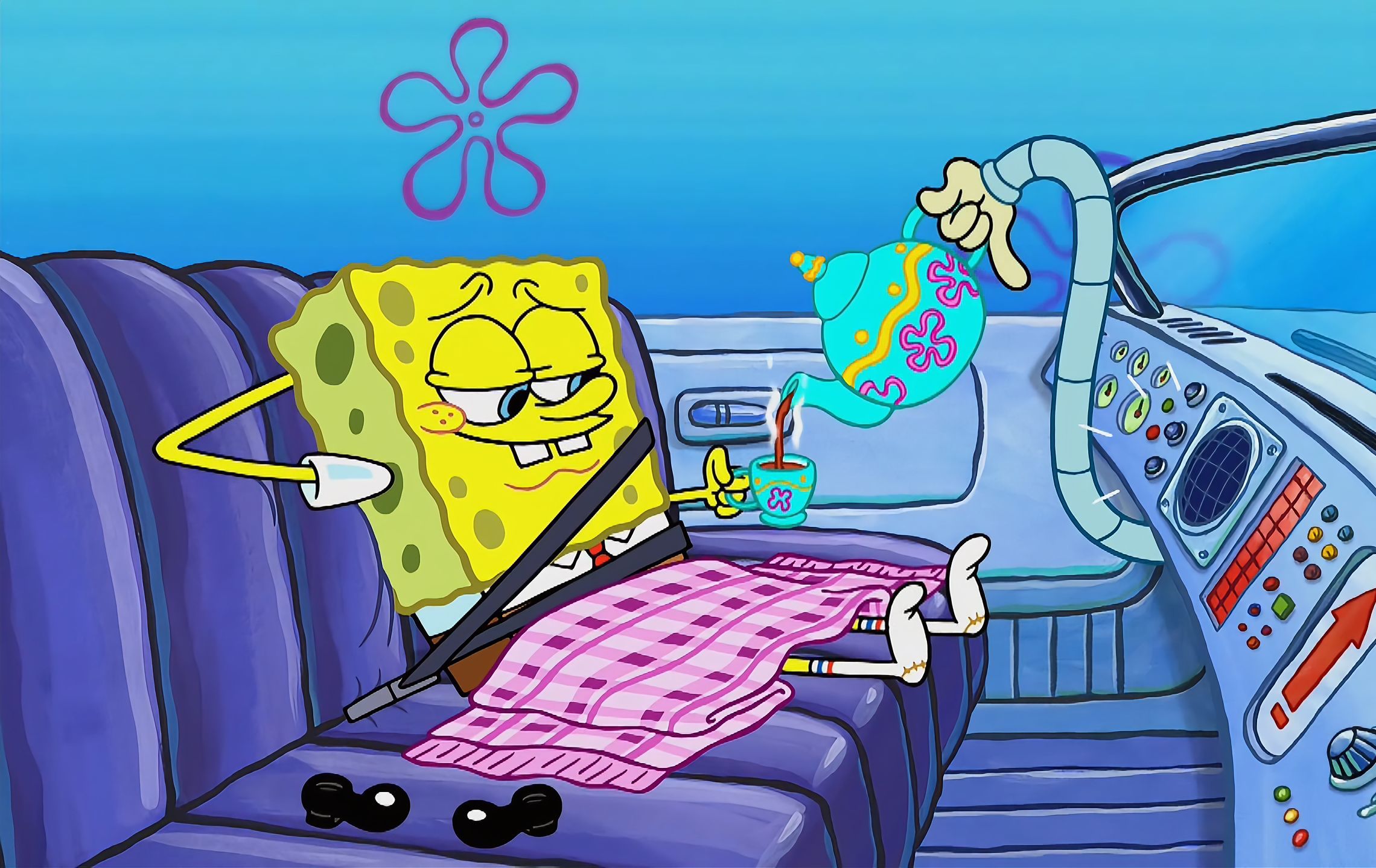 海绵宝宝:买辆高贵超跑成头疼事,小海绵还把它当祖宗,完全就是个累赘!