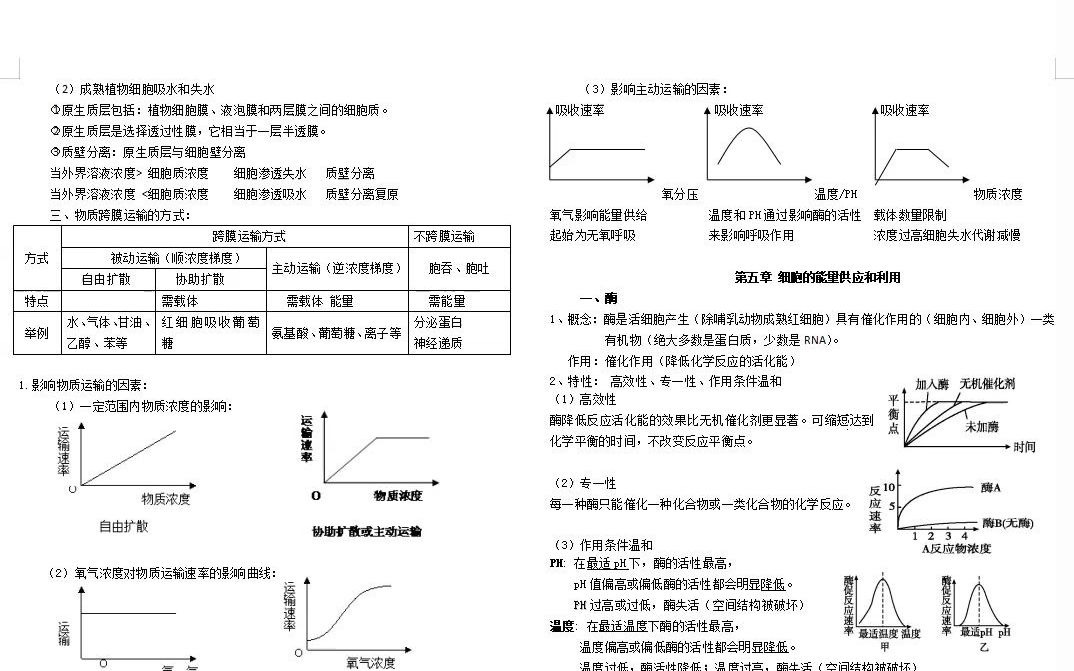 考前冲刺整理,高考生物知识点总结哔哩哔哩bilibili