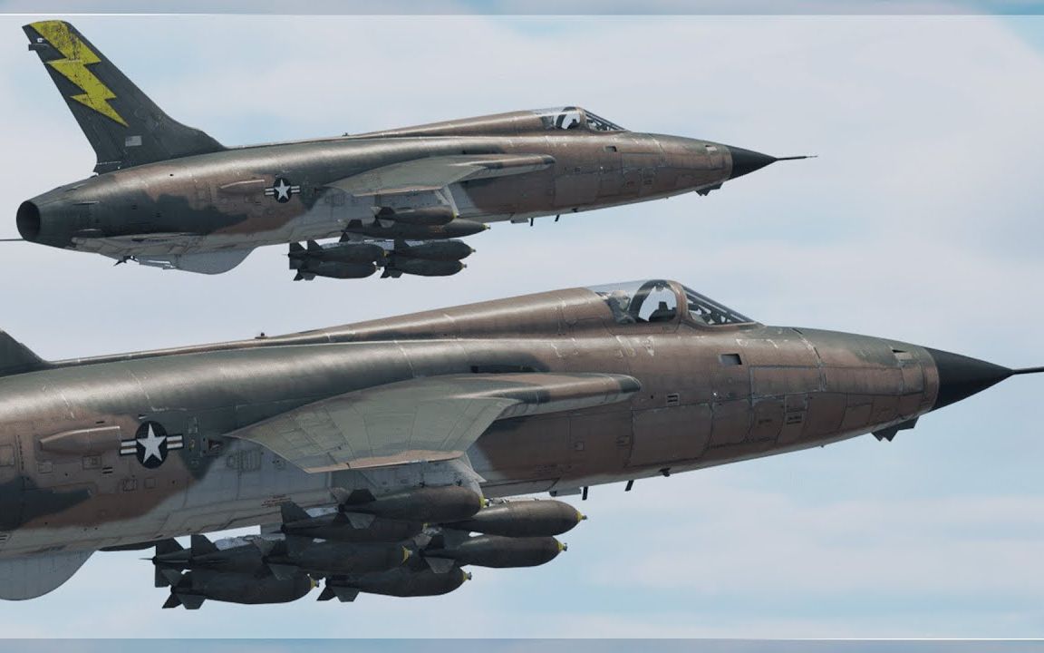 73 | f-105d"雷公" #phlydaily 自定义模式_哔哩哔哩bilibili_战争