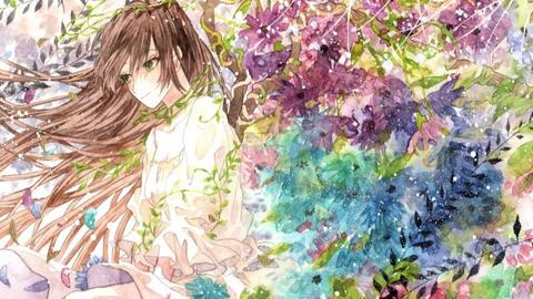 天使の羽休み イラストメイキング 透明水彩 水彩画メイキング 女の子 ファンタジー Potato 哔哩哔哩