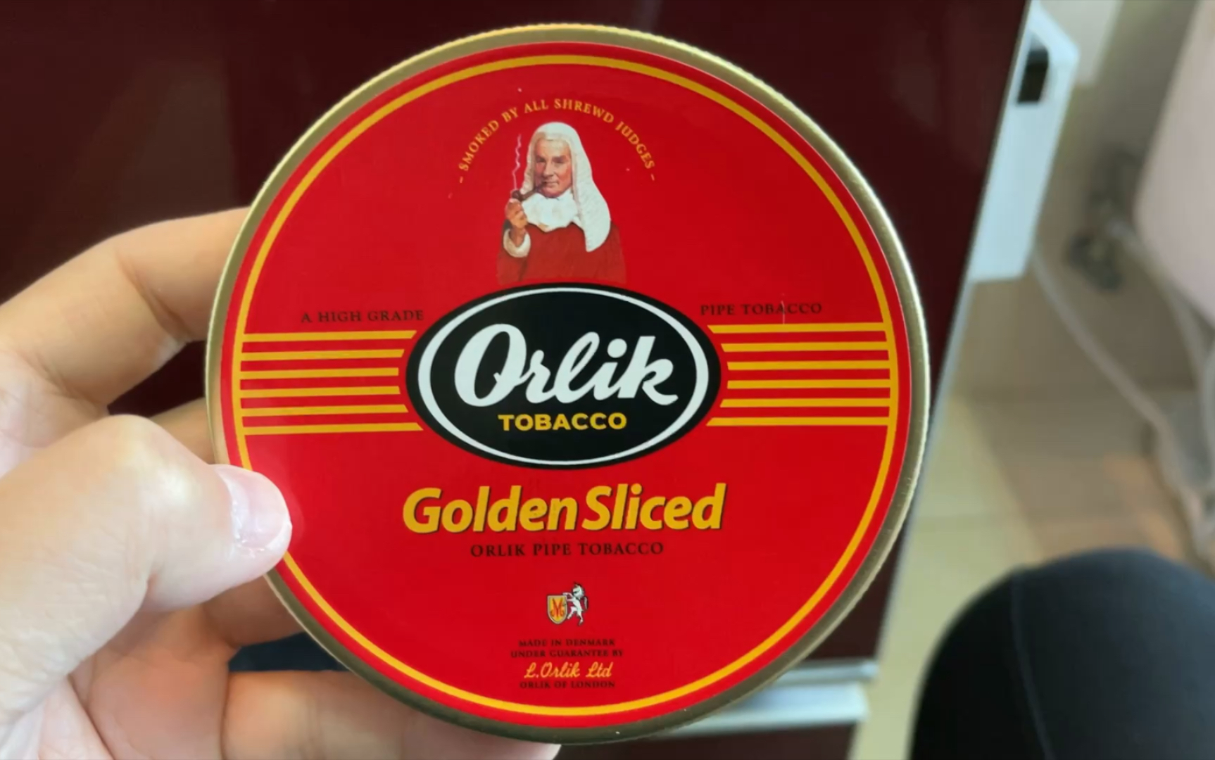 烟斗烟草评测orlikgoldensliced红法官vp劲道28饱满度26室韵30新草老