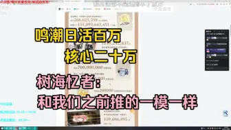 Video herunterladen: 鸣潮日活百万、核心二十万，树海忆者：和我们之前推的一模一样