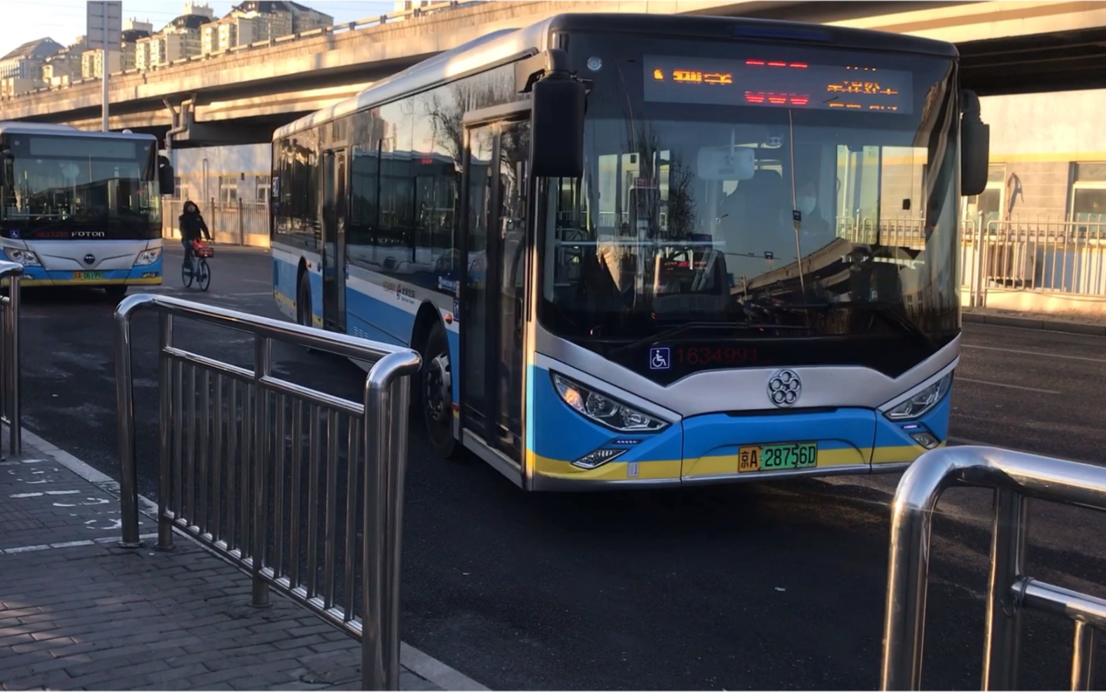 北京公交606路肖姐报站大钟寺学知园区间