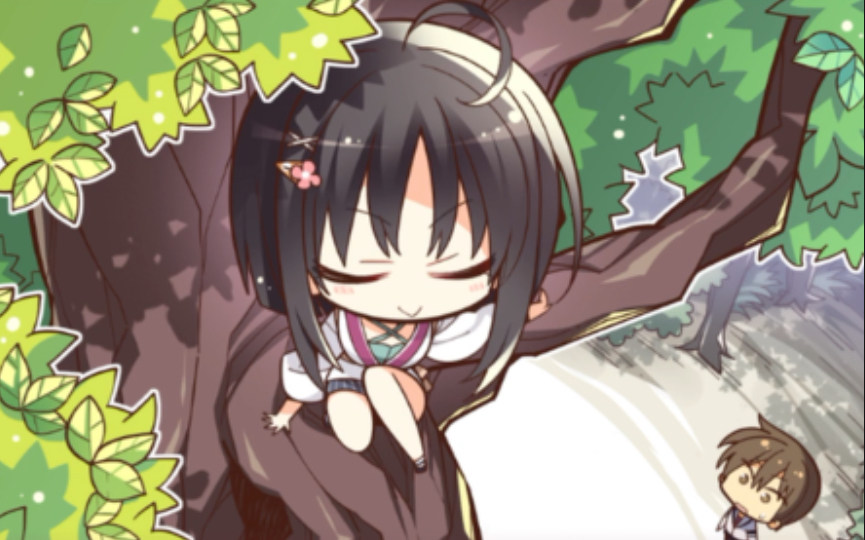 千恋万花 茉子爬树下不来 (啊哇哇哇哇哇哇)