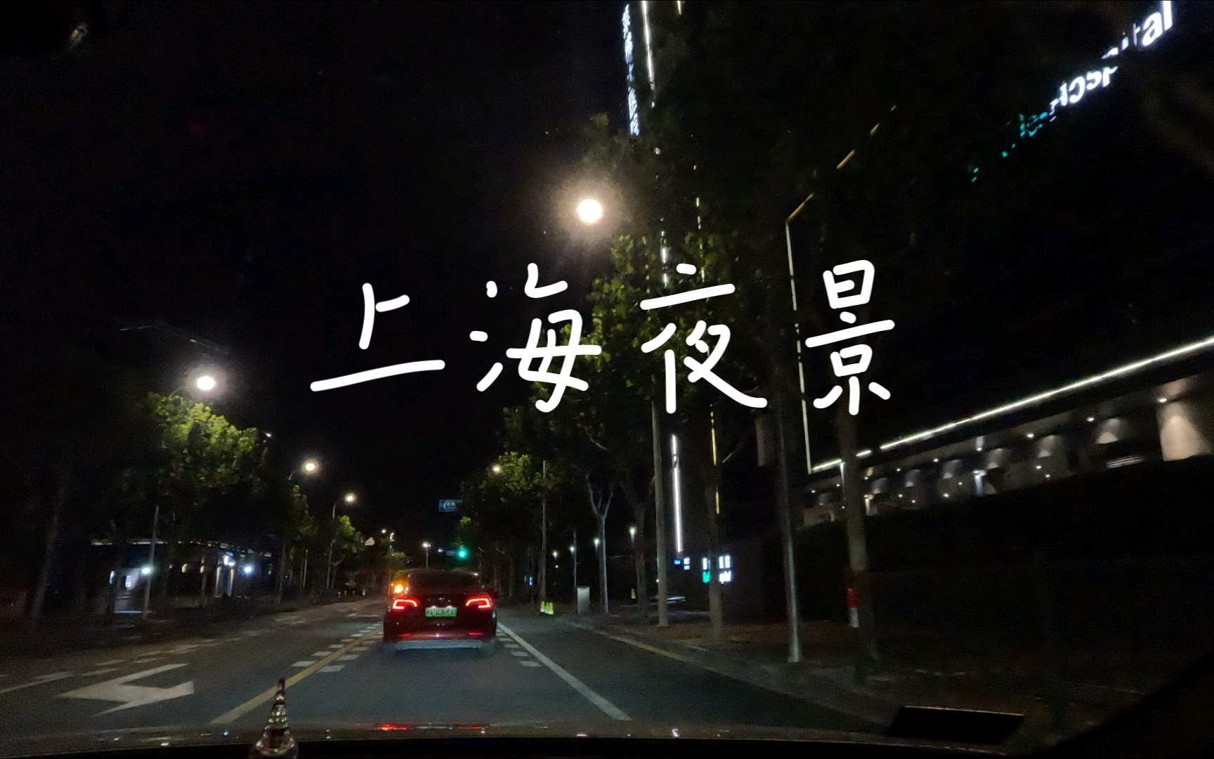 上海夜景:前滩-杨高南路(两倍速)