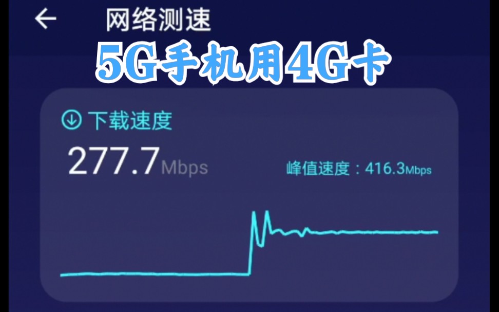 5G手机用4G的卡网速有多快?解决你们的疑问哔哩哔哩bilibili