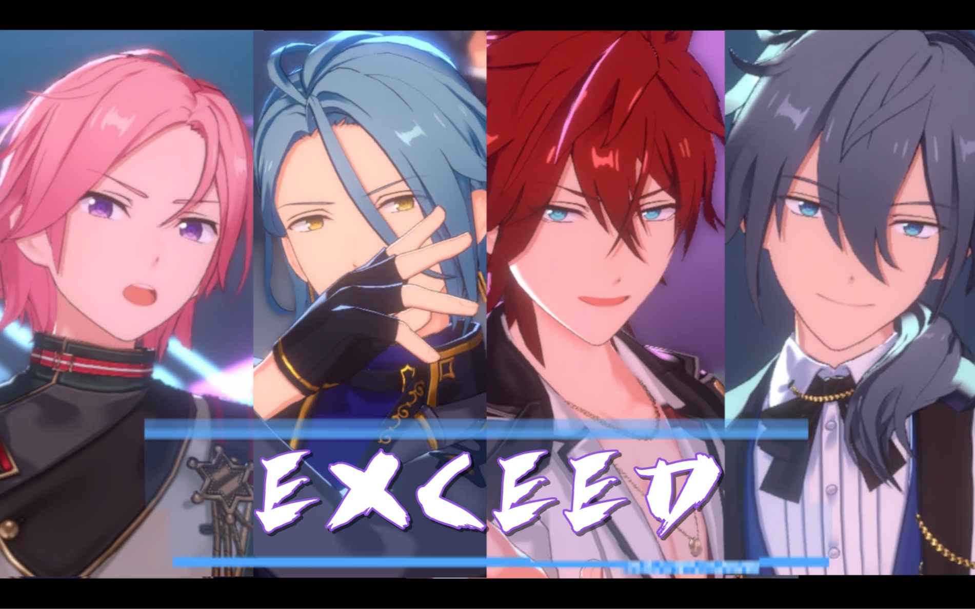 【es2/偶像梦幻祭】crazy:b的一键换装exceed(飞越极限)(自留)_哔哩