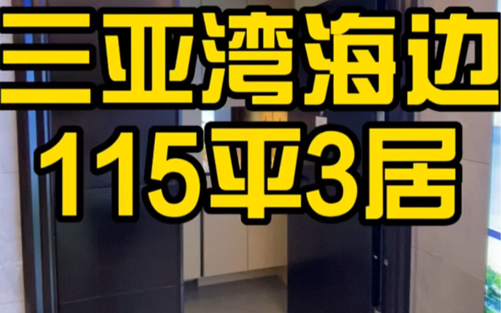 三亚湾海边精装公寓,外地户口也能贷款,离海边1公里哔哩哔哩bilibili