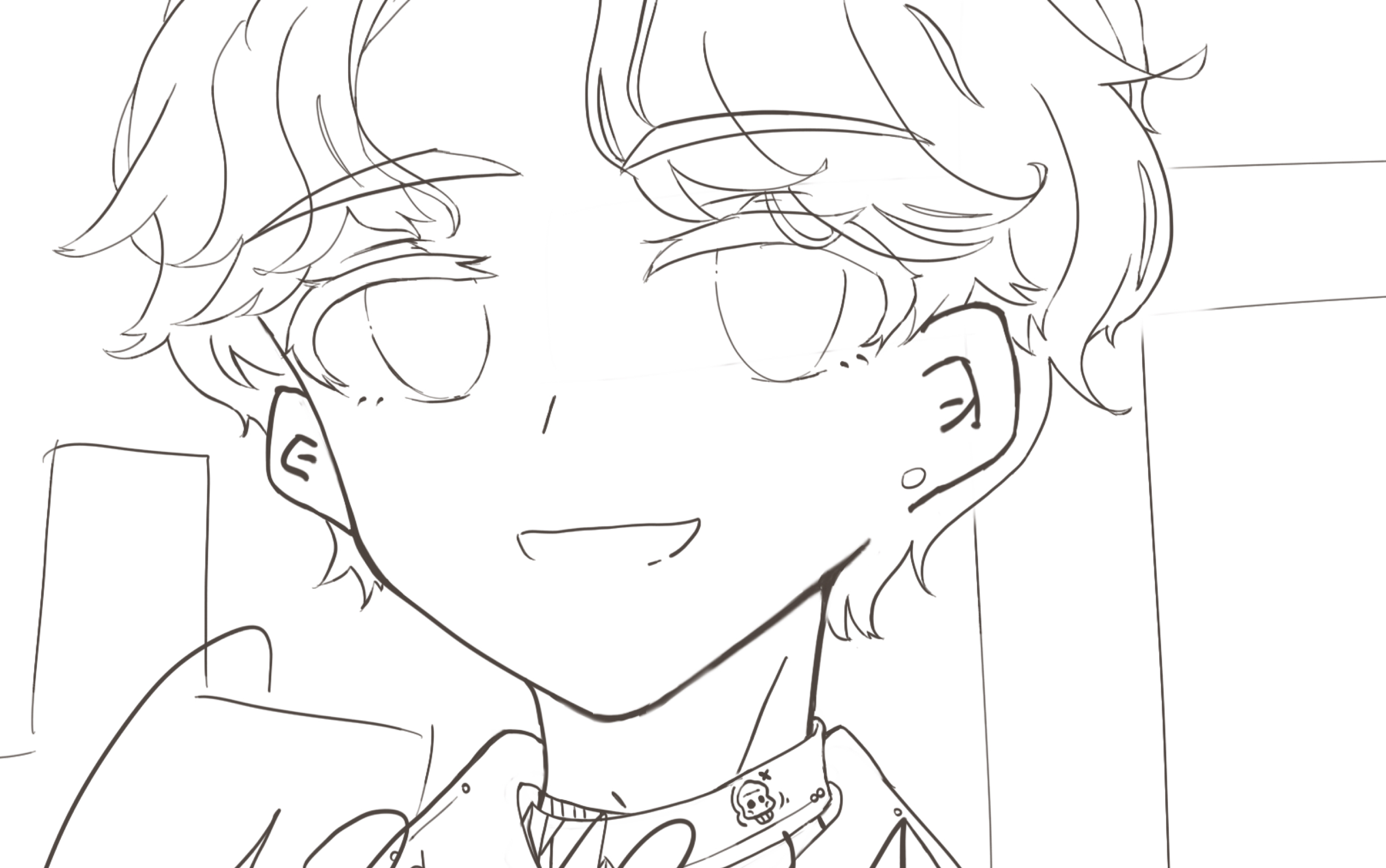 sketchbook科维61诺曼线稿