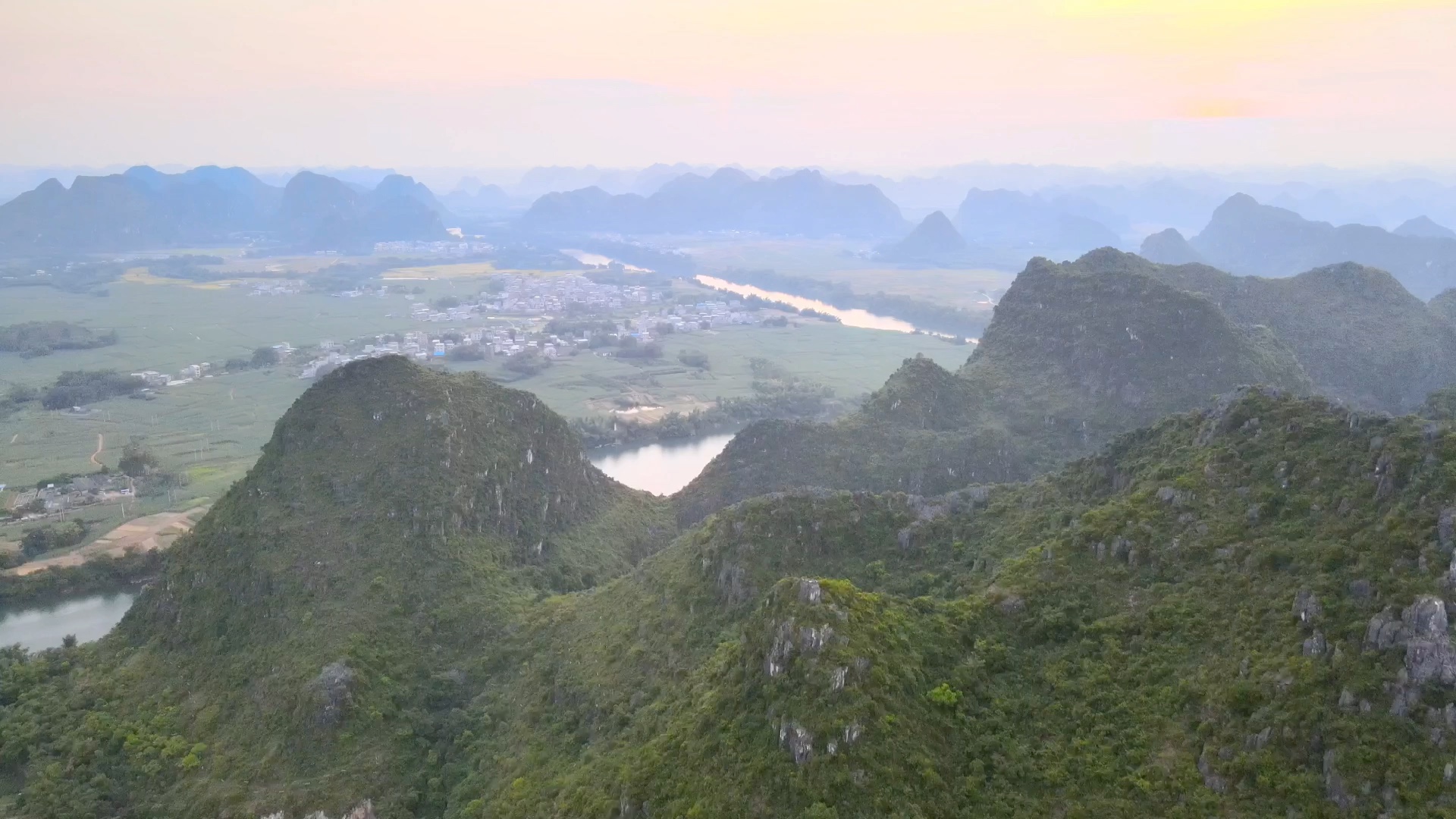 [图]笔架山夕照