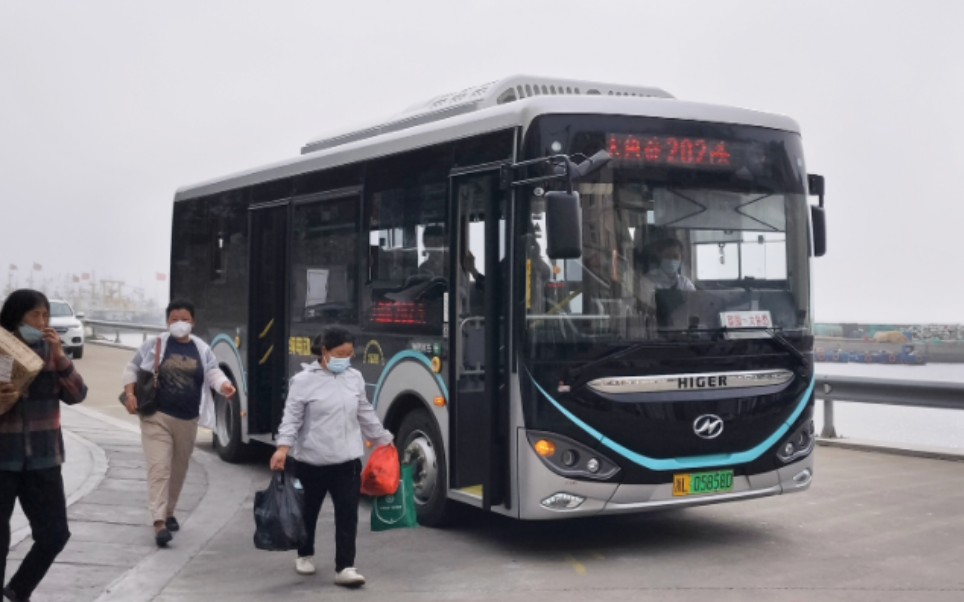 (永盛汽運)嵊泗202路公交車全程(小菜園碼頭→大魚岙)