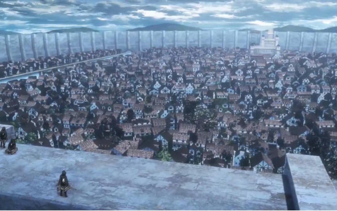 构思一个星期一个人做地图第二期细化墙壁进击的巨人哦