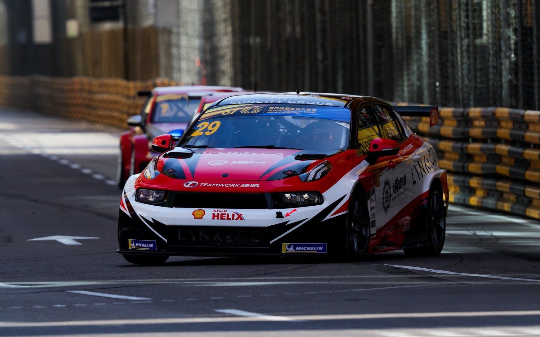 澳门东望洋大赛决赛领克03tcr赛车车载画面