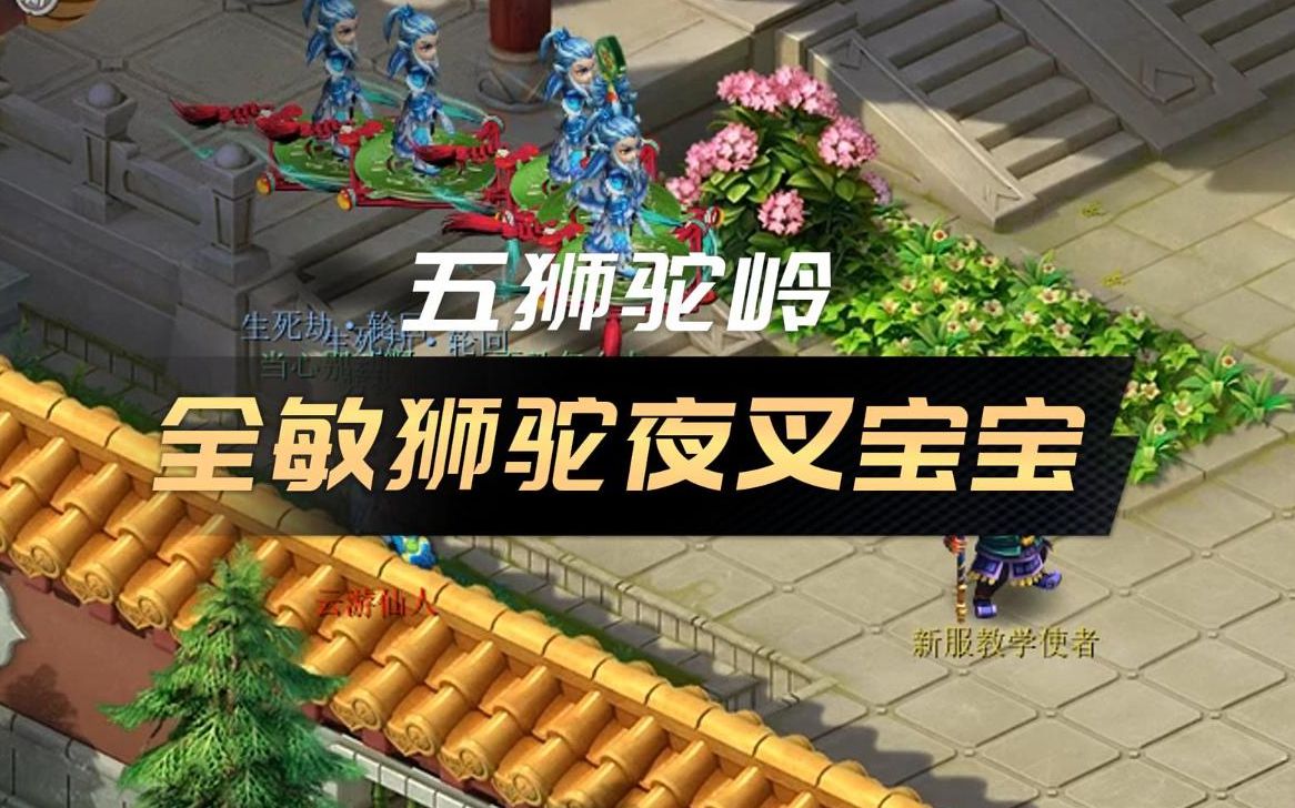 梦幻西游:全敏狮驼夜叉宝宝,130五狮驼岭