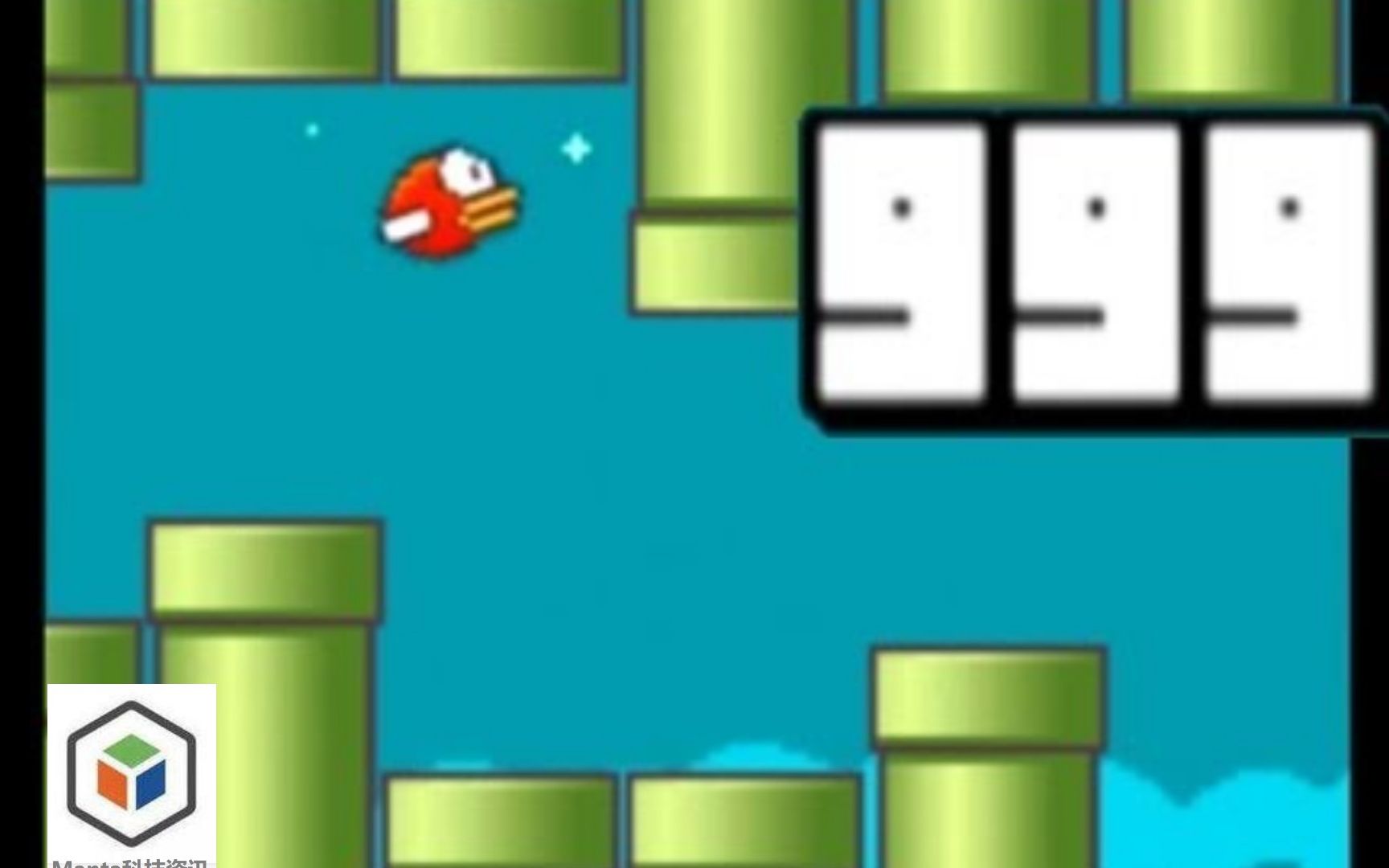 [图]不可思议！Flappy Bird - 高分记录 999!