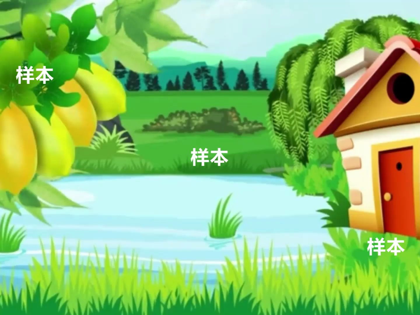 《咕咚来了》led背景视频,舞台背景视频素材