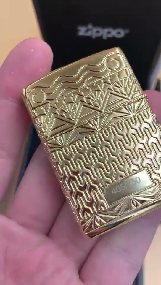 ZIPPO 芝宝 Art Deco Design Collectible 收藏打火机 全球限量750支 开箱哔哩哔哩bilibili