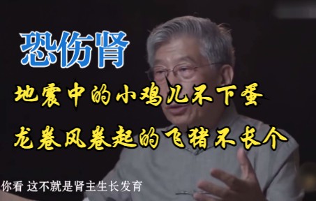 郝万山:恐伤肾、肾主生长发育,肾主生殖的功能,地震中受惊吓的小鸡儿不下蛋、龙卷风卷起的小猪儿长不大哔哩哔哩bilibili