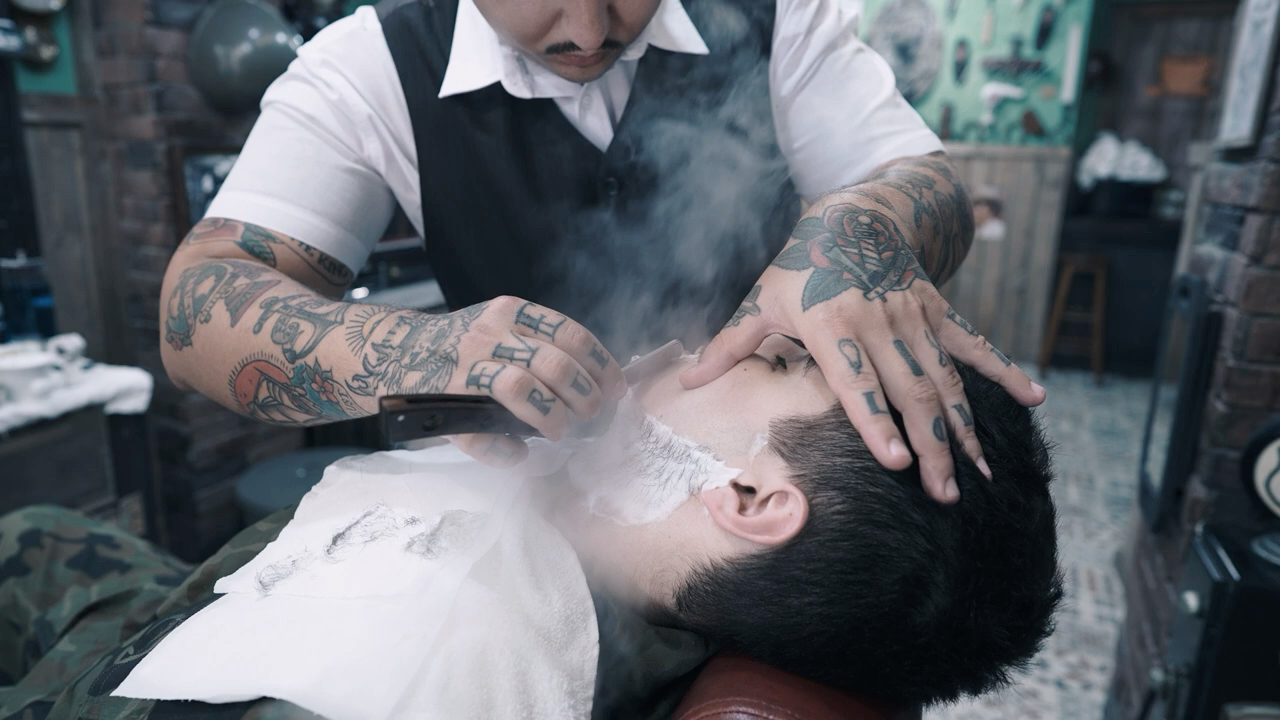 【barber】10分钟带你体验男士修面