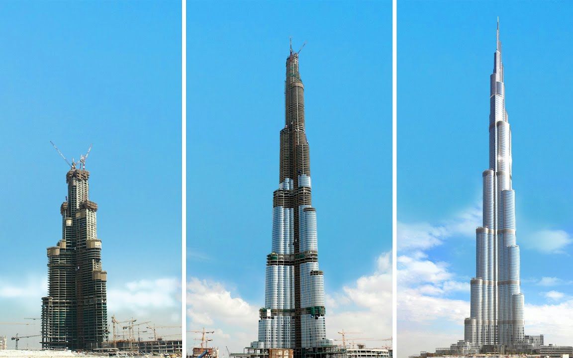 【4k收藏级】哈利法塔:建造世界上最高的摩天大楼