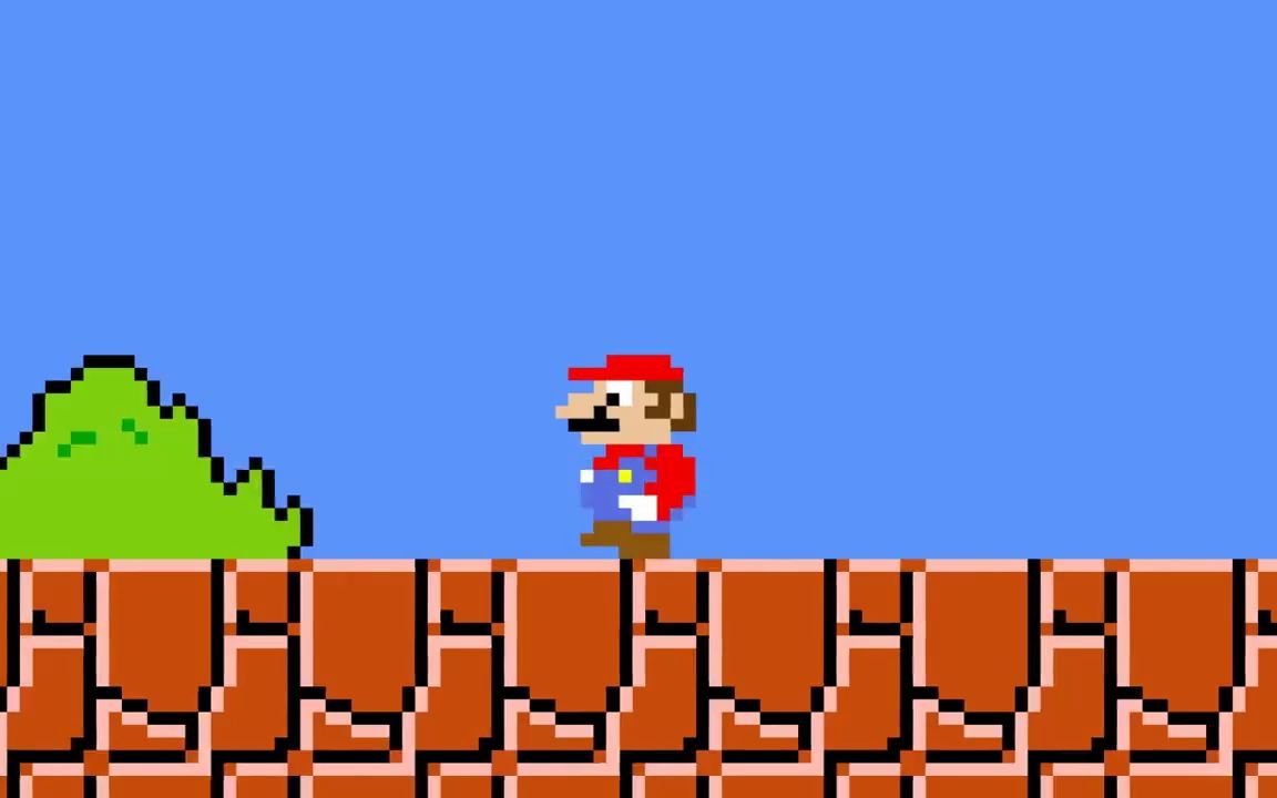 搞笑马里奥巨型炮要弹摧毁马里奥世界被马里奥一手拦下