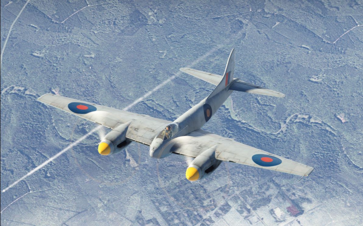 93 大英的末日重战----德哈维兰"大黄蜂"mk iii历史性能点评