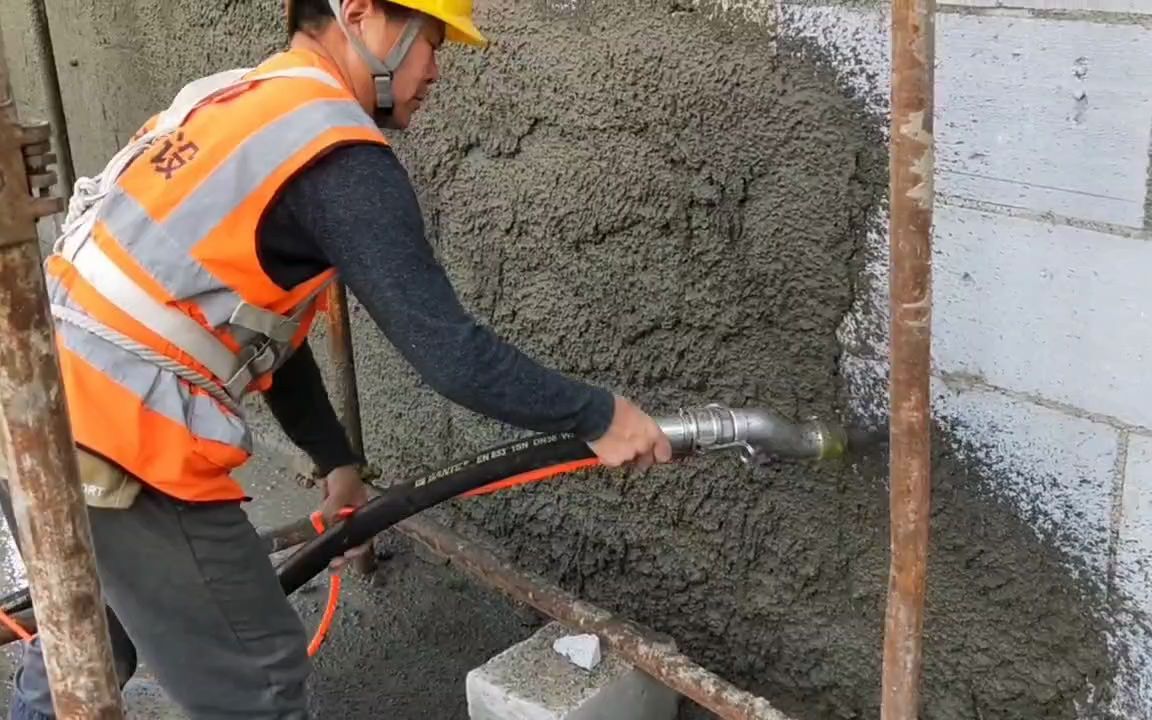 砂浆喷涂机替代人工抹灰自动喷墙机