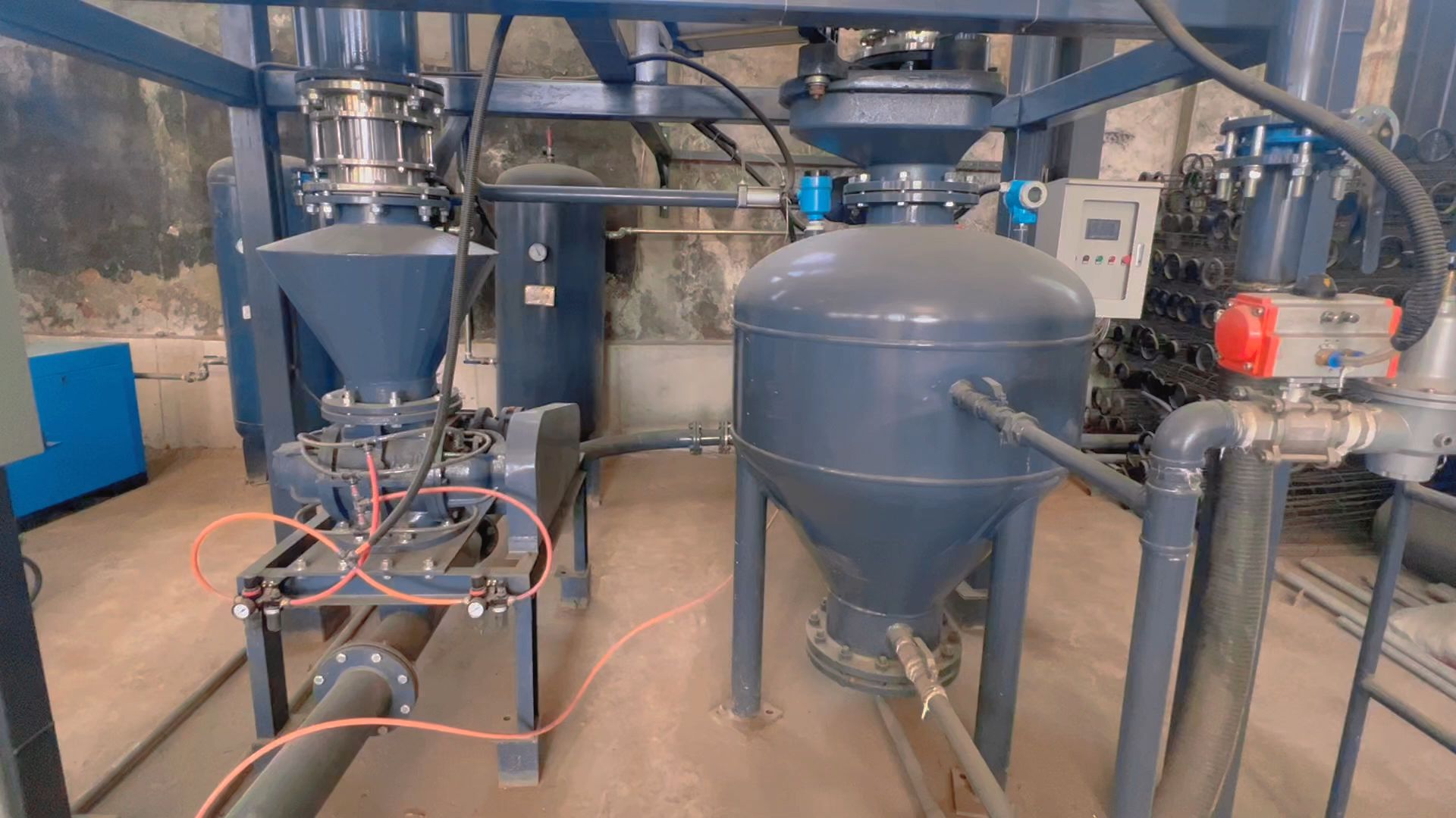 粉体气力输送 风送系统定制 粉料气流输送机 气力输送