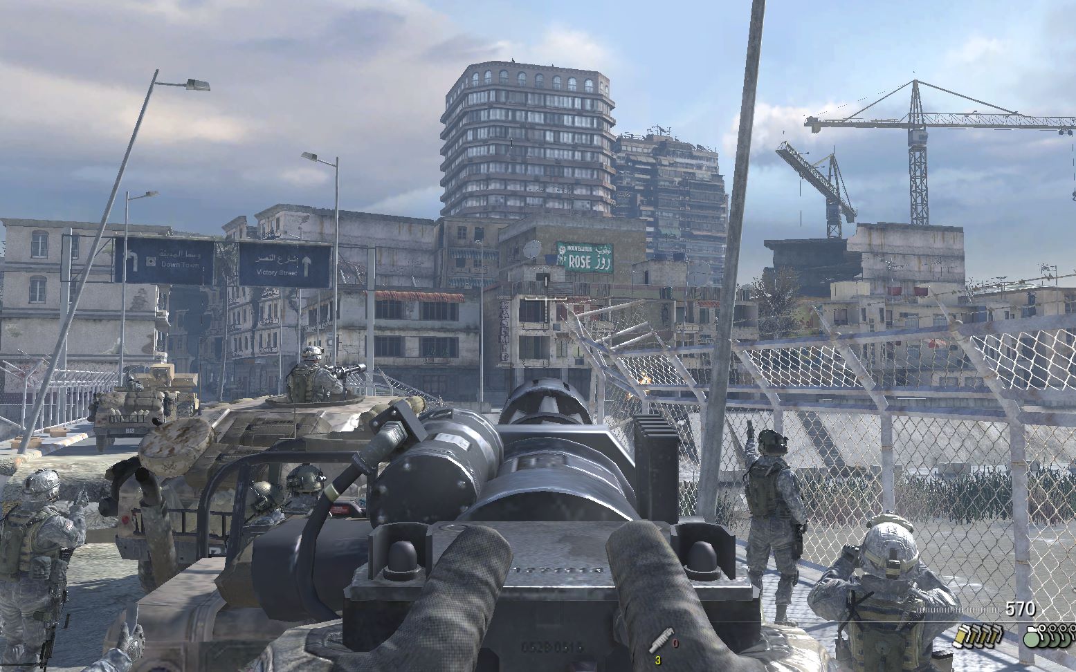 活动作品使命召唤6攻破白宫加特林突突突爽啊