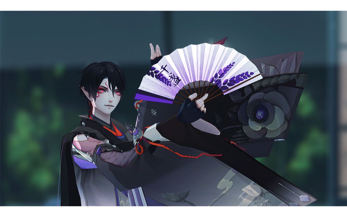 【阴阳师mmd】鬼童丸·花焚雨 模型配布 (千盏)