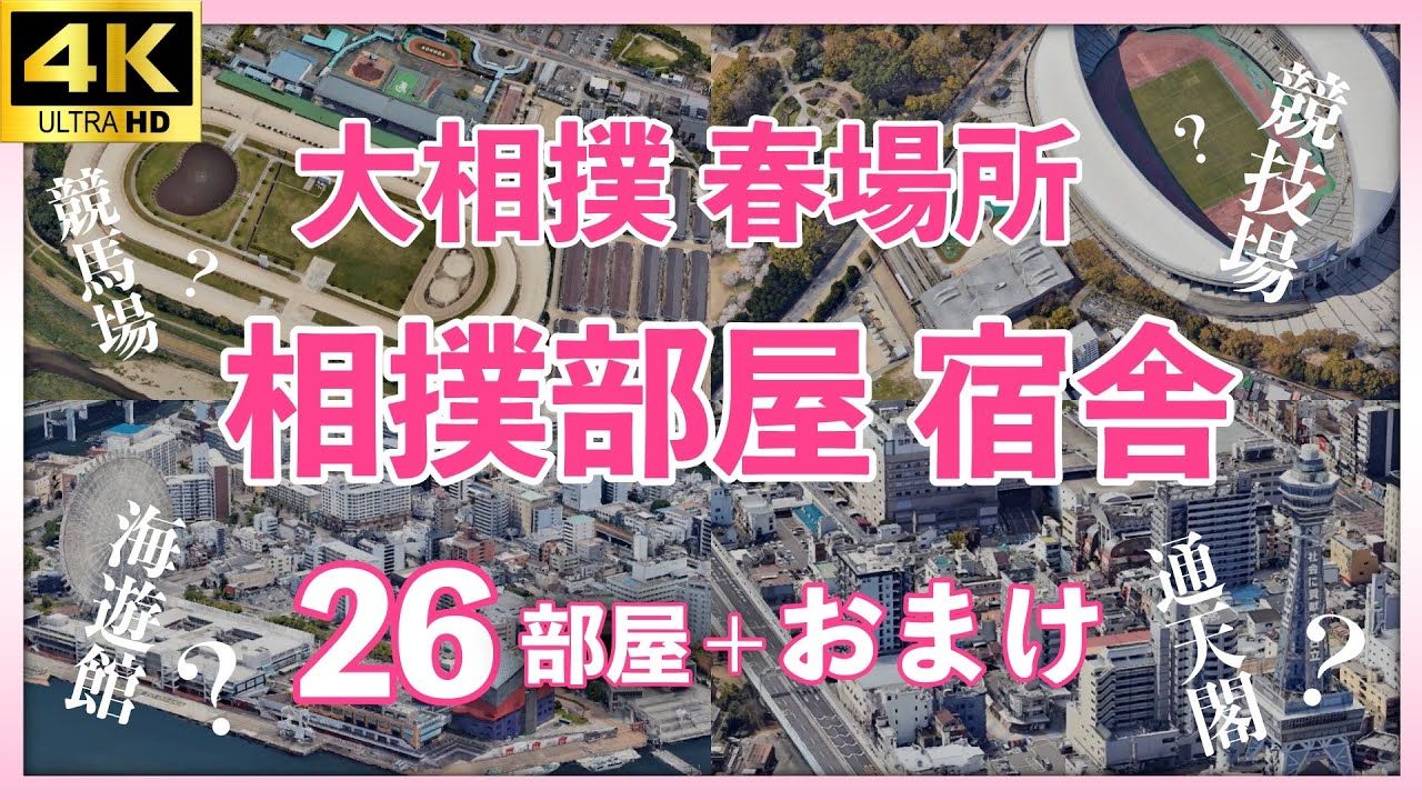 【空から见る相扑部屋 #2】どういうこと?おまけは99%知らないこと|大相扑 春场所 宿舎【2024年版 sumo】哔哩哔哩bilibili