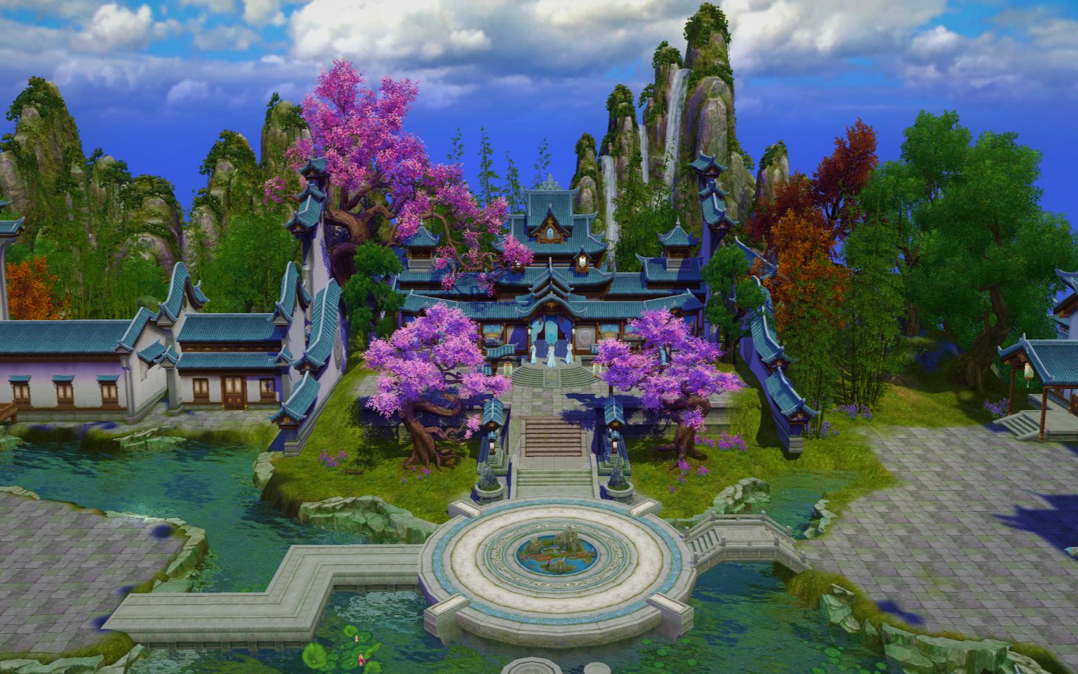 新天龙八部桃花岛上帝视角2160p4k