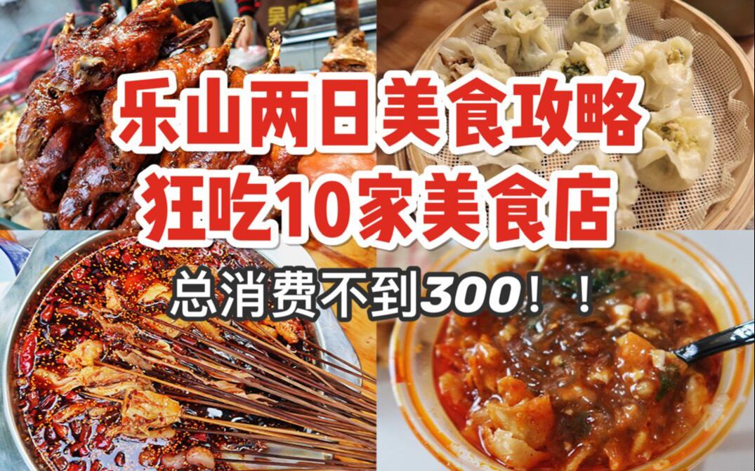 [图]乐山两日游！连吃10家美食店，两个人消费不到300元，快冲！